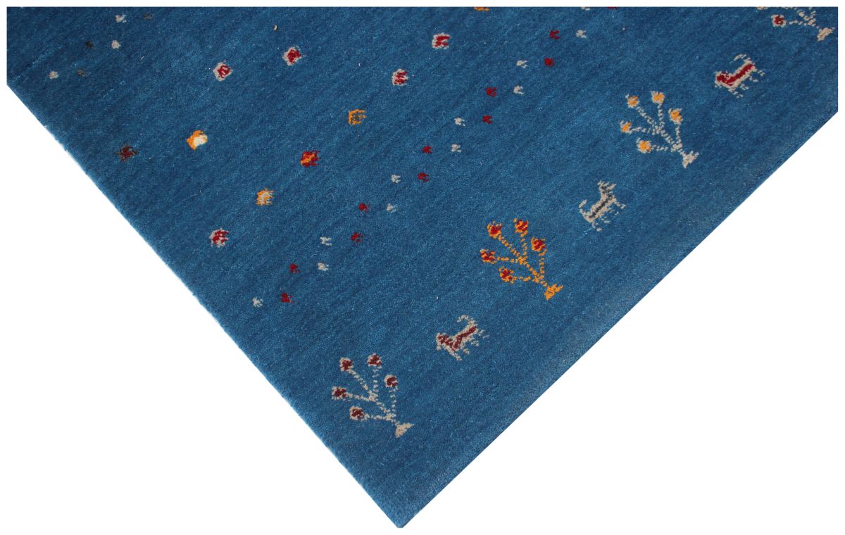 Hand-Woven Loribaft Gabbeh Rug