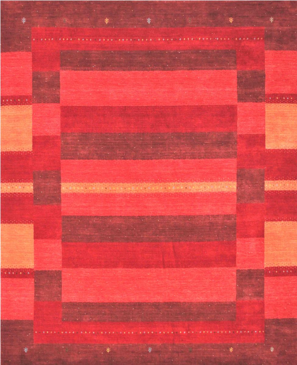 Hand-Woven Loribaft Gabbeh Carpet