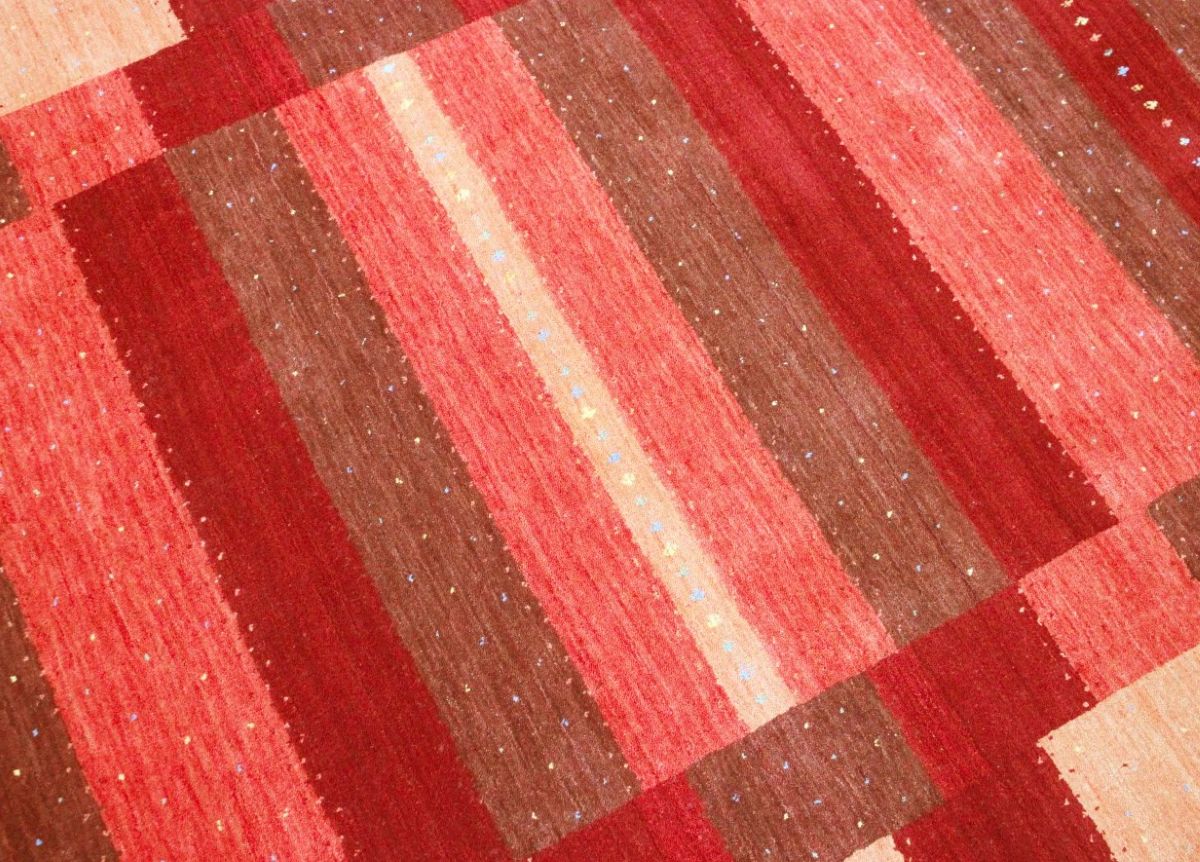 Hand-Woven Loribaft Gabbeh Carpet