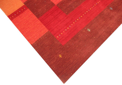 Hand-Woven Loribaft Gabbeh Carpet