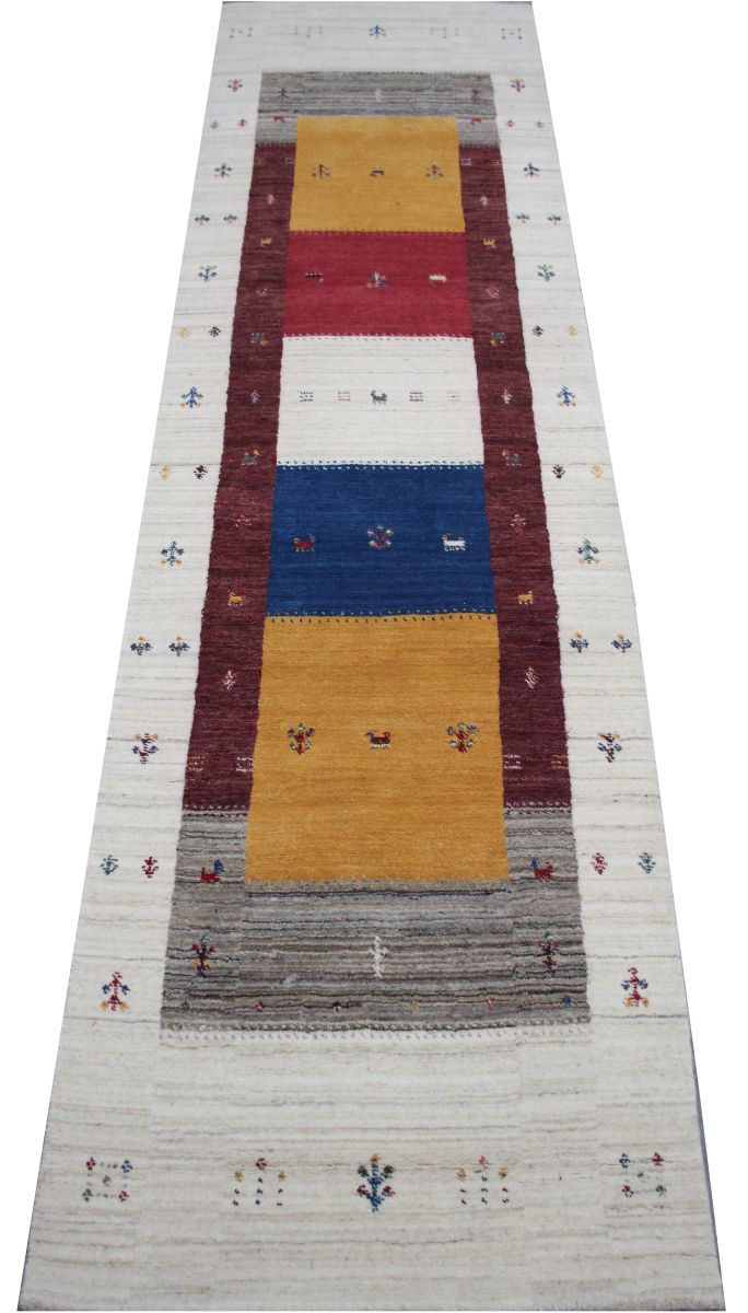 Hand-Woven Loribaft Gabbeh Runner
