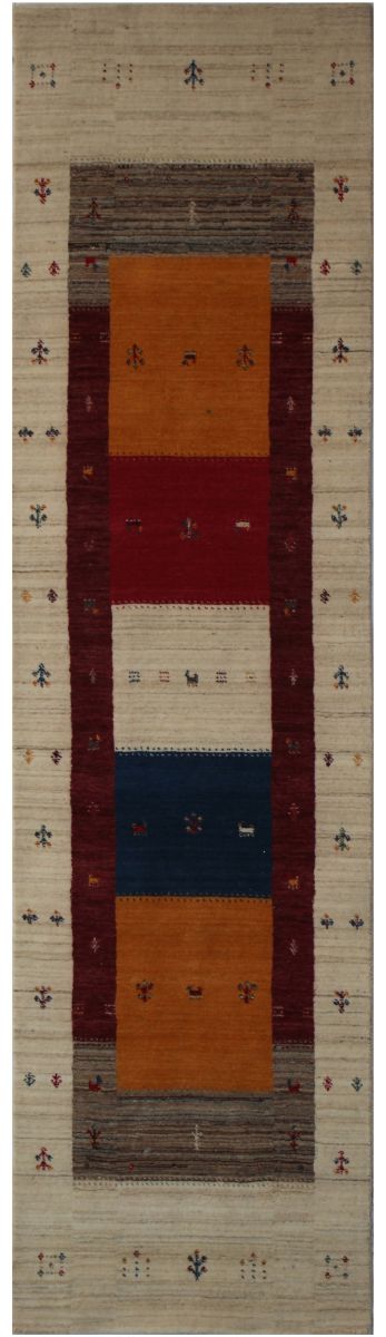 Hand-Woven Loribaft Gabbeh Runner