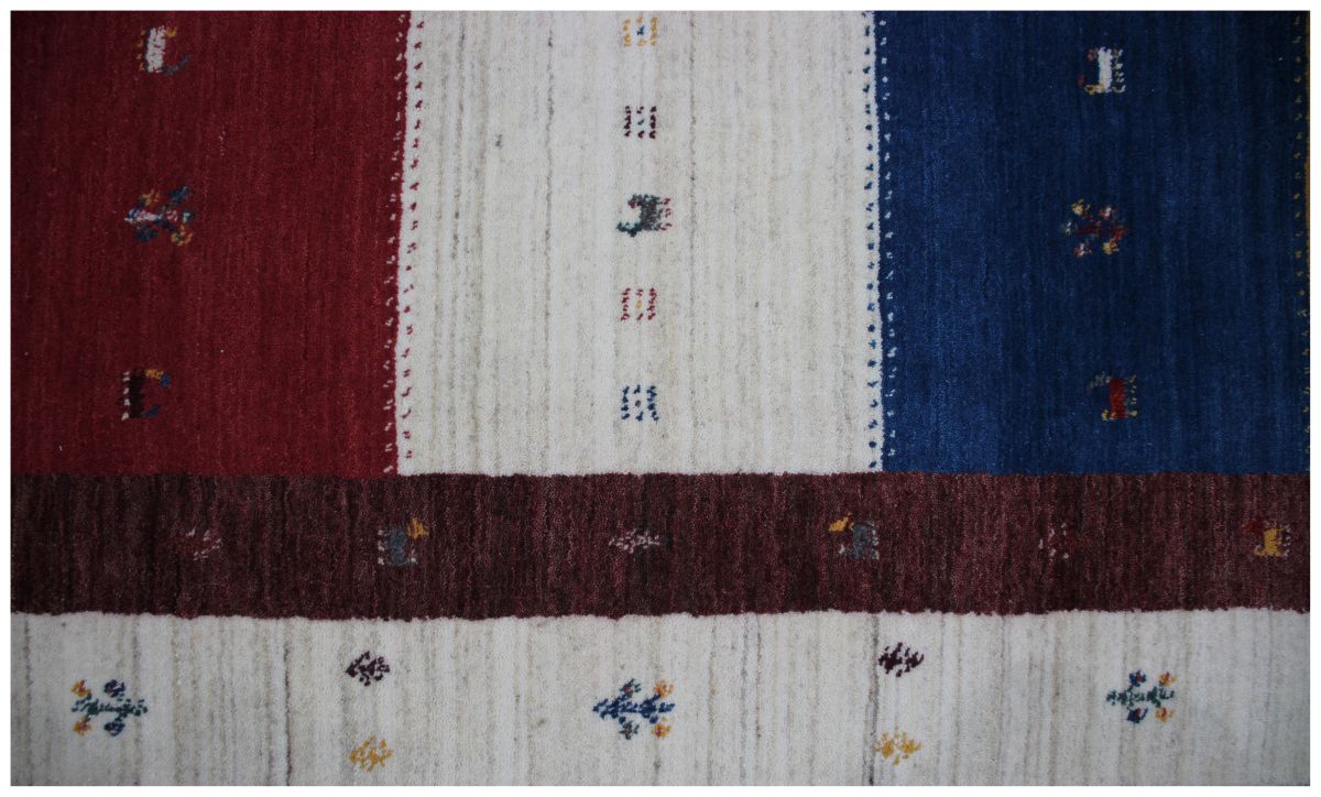 Hand-Woven Loribaft Gabbeh Runner