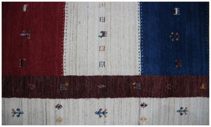 Hand-Woven Loribaft Gabbeh Runner