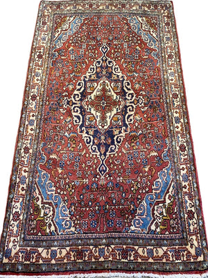 Fine Hand-Knotted Persian Jozan Carpet