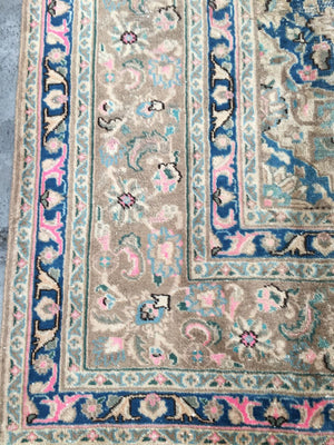 Handmade Vintage Over-Dyed Persian Tabriz