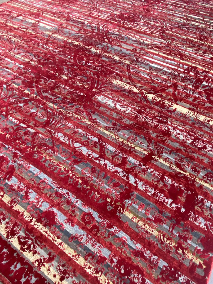 Hand-Woven Modern Transitional Erased Collection