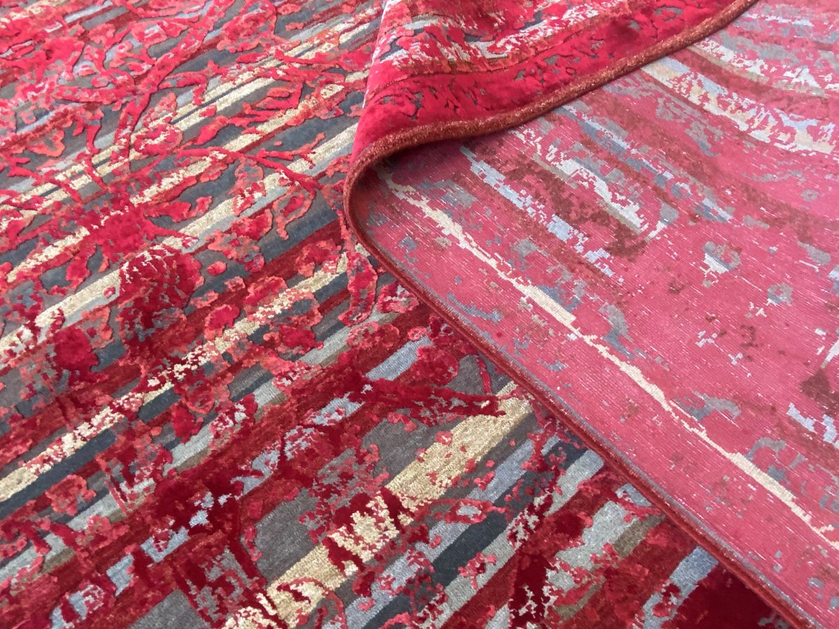 Hand-Woven Modern Transitional Erased Collection