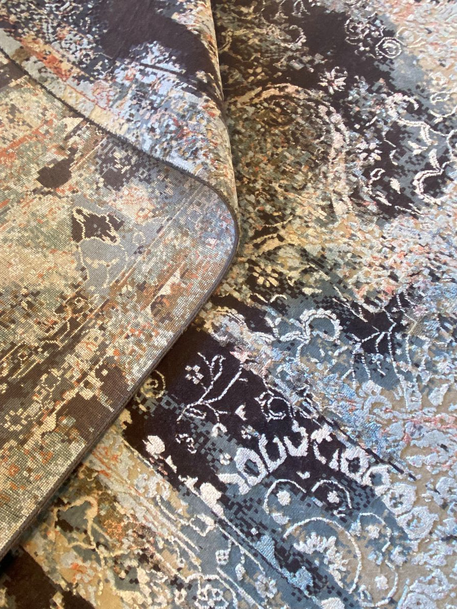 Hand-Woven Modern Transitional Erased Collection