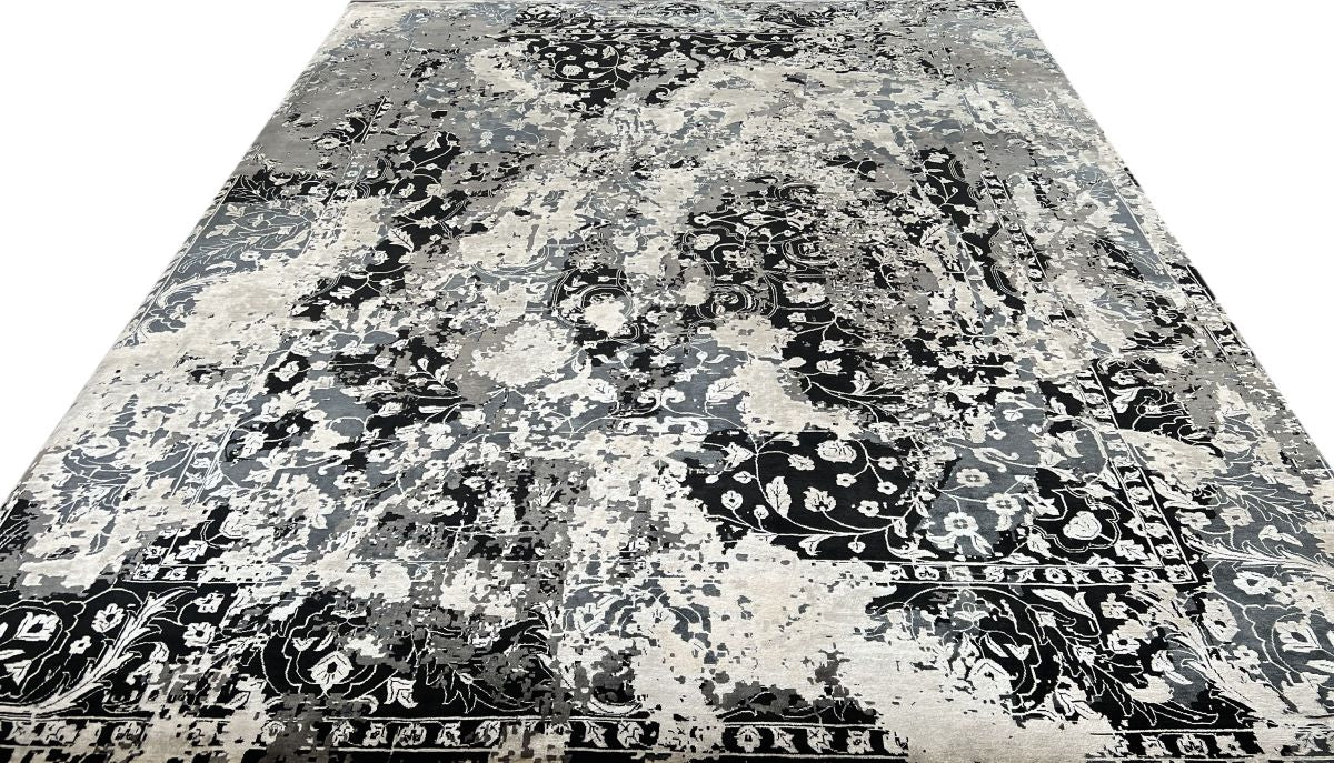 Hand-Woven Modern Transitional Erased Collection