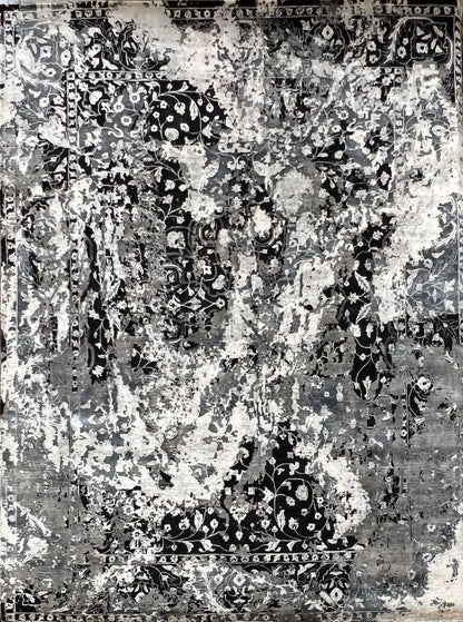 Hand-Woven Modern Transitional Erased Collection