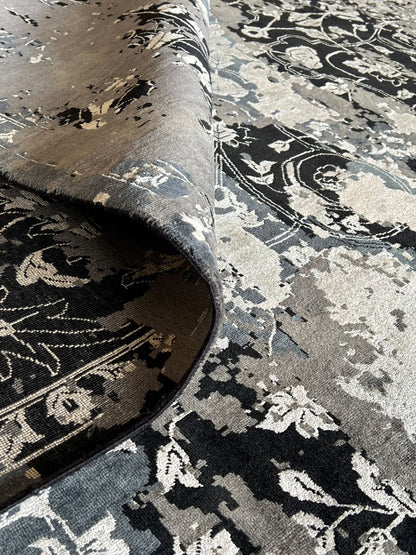 Hand-Woven Modern Transitional Erased Collection