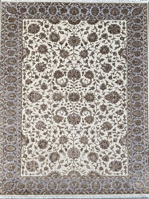 Fine Hand-Knotted Persian Kashan Design Carpet