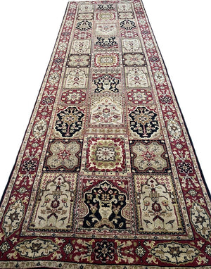 Hand-Woven Qum Design Hall Runner