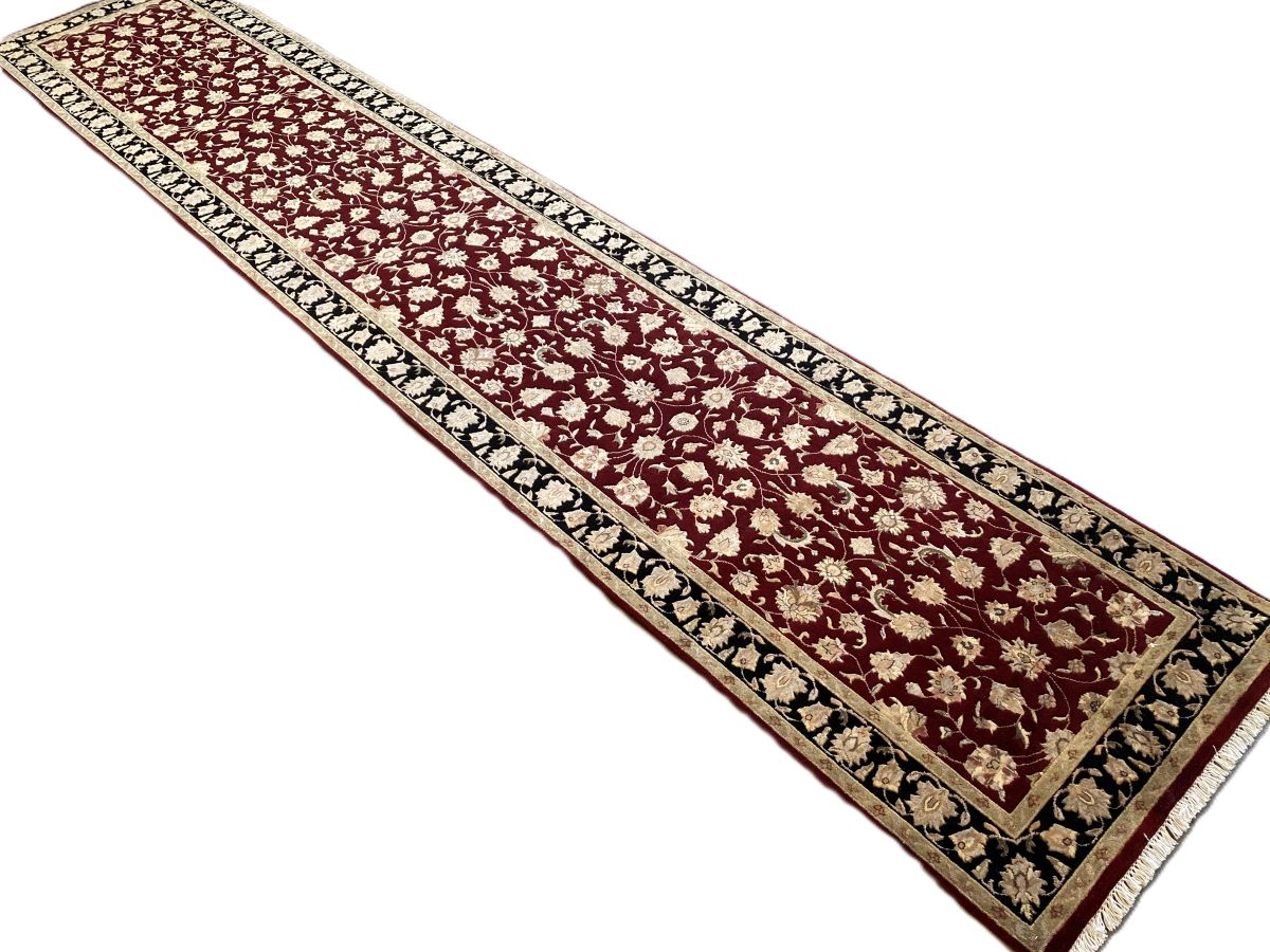 Traditional Hand-Woven Tabriz Hall Runner