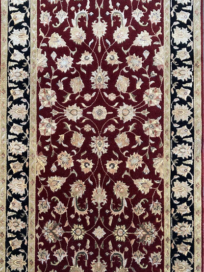 Traditional Hand-Woven Tabriz Hall Runner