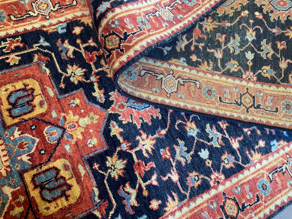 Traditional Hand-Woven Serapi Heriz Runner