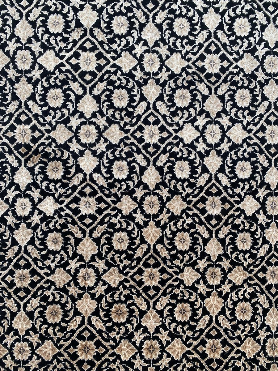 Hand-Woven Herati Design Carpet