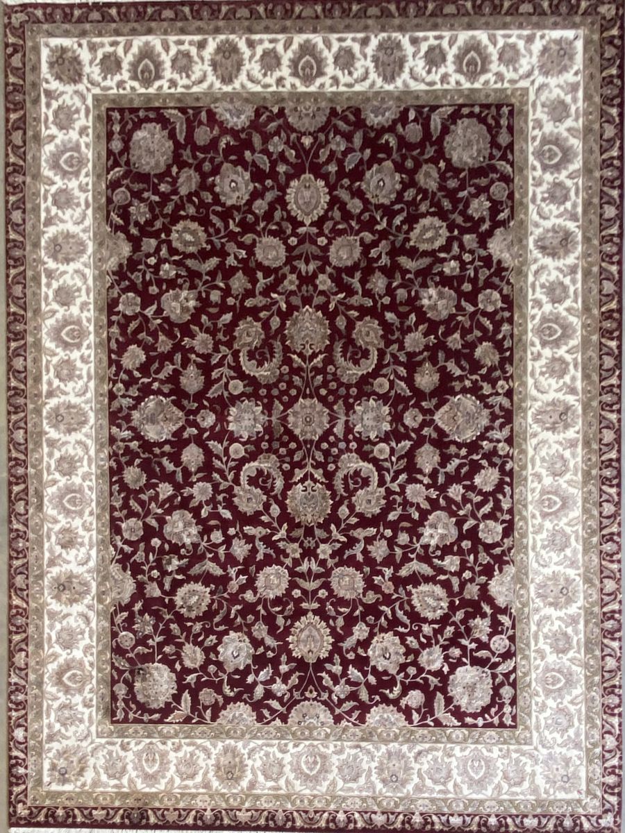 Traditional Handmade Tabriz Design Carpet