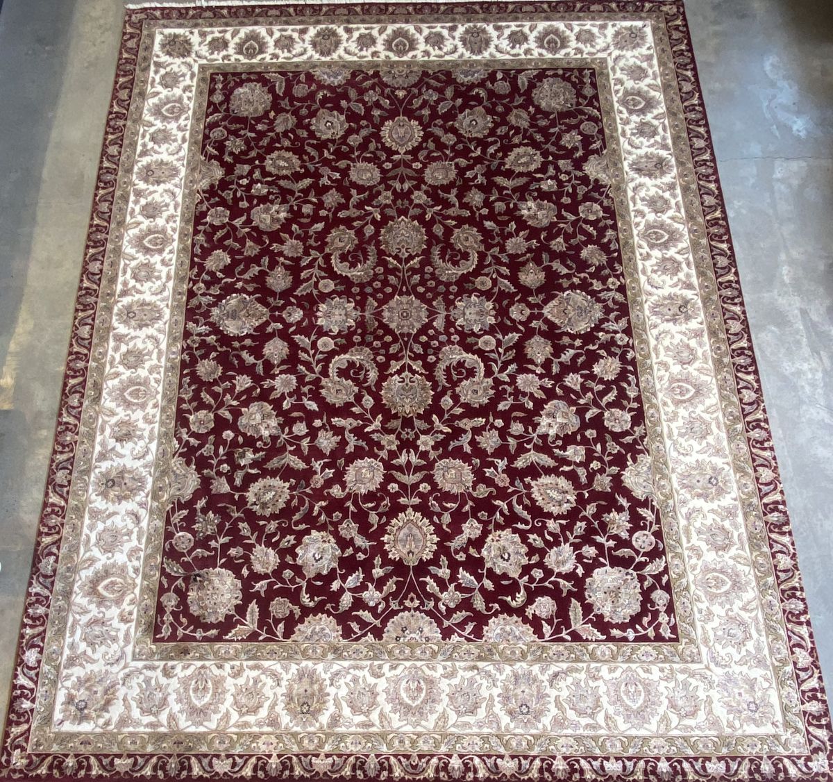 Traditional Handmade Tabriz Design Carpet
