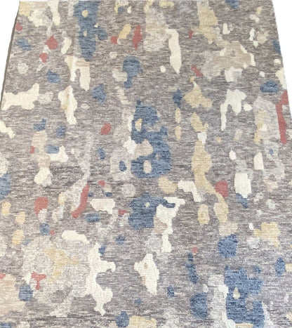 Hand-Woven Modern Moroccan Carpet