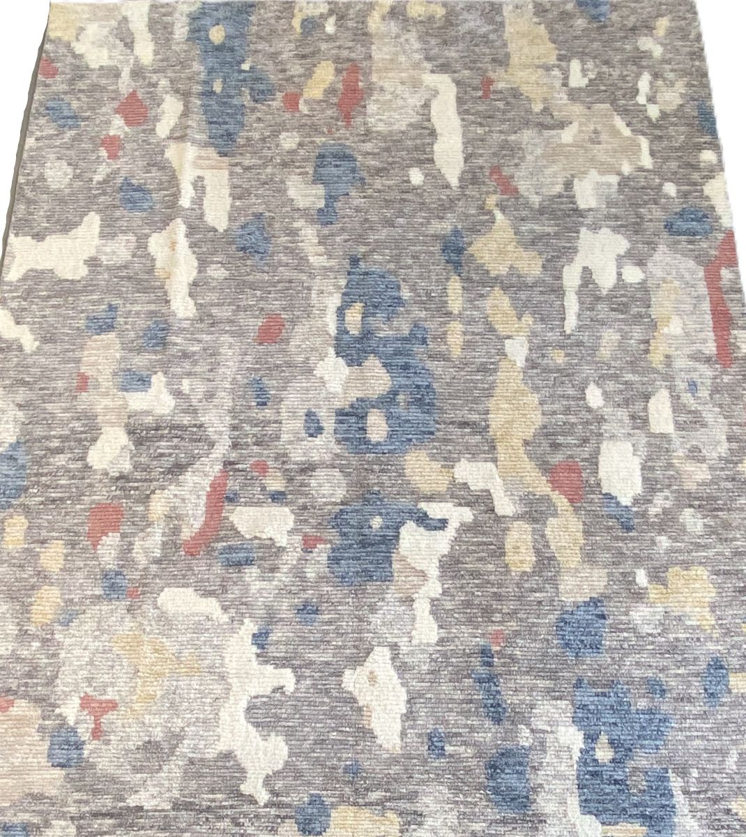 Hand-Woven Modern Moroccan Carpet