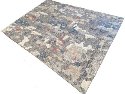 Hand-Woven Modern Moroccan Carpet