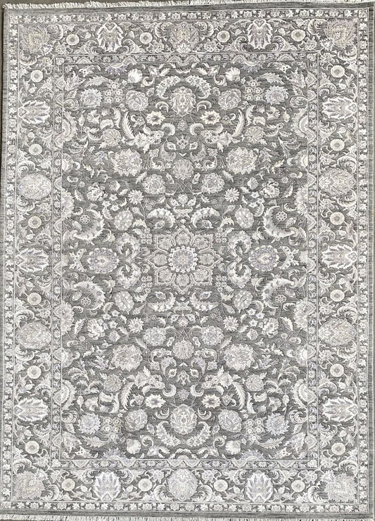 Fine Hand-Knotted Jaipur Isfahan Carpet
