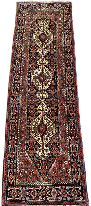 Fine Hand-Knotted Persian Bidjar Hall Runner