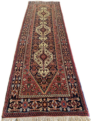 Fine Hand-Knotted Persian Bidjar Hall Runner