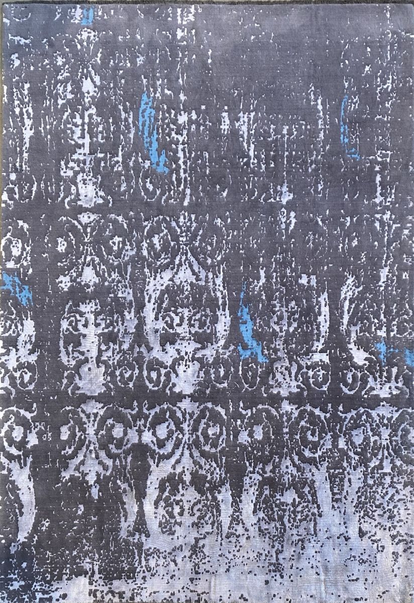 Handmade Modern Persian Transitional Carpet