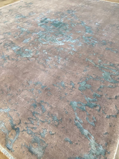 Handmade Modern Persian Transitional Carpet