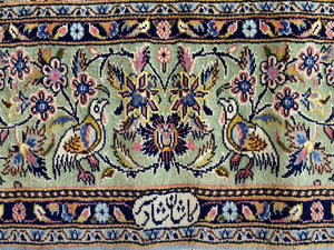 Fine Hand-Knotted Persian Kashan Carpet