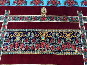 Superfine Hand-Knotted Pure Silk Persian Qum