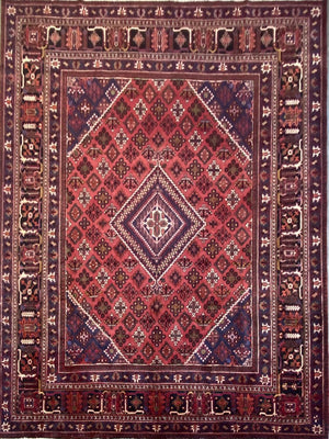 Fine Hand-Knotted Persian Meymeh Carpet