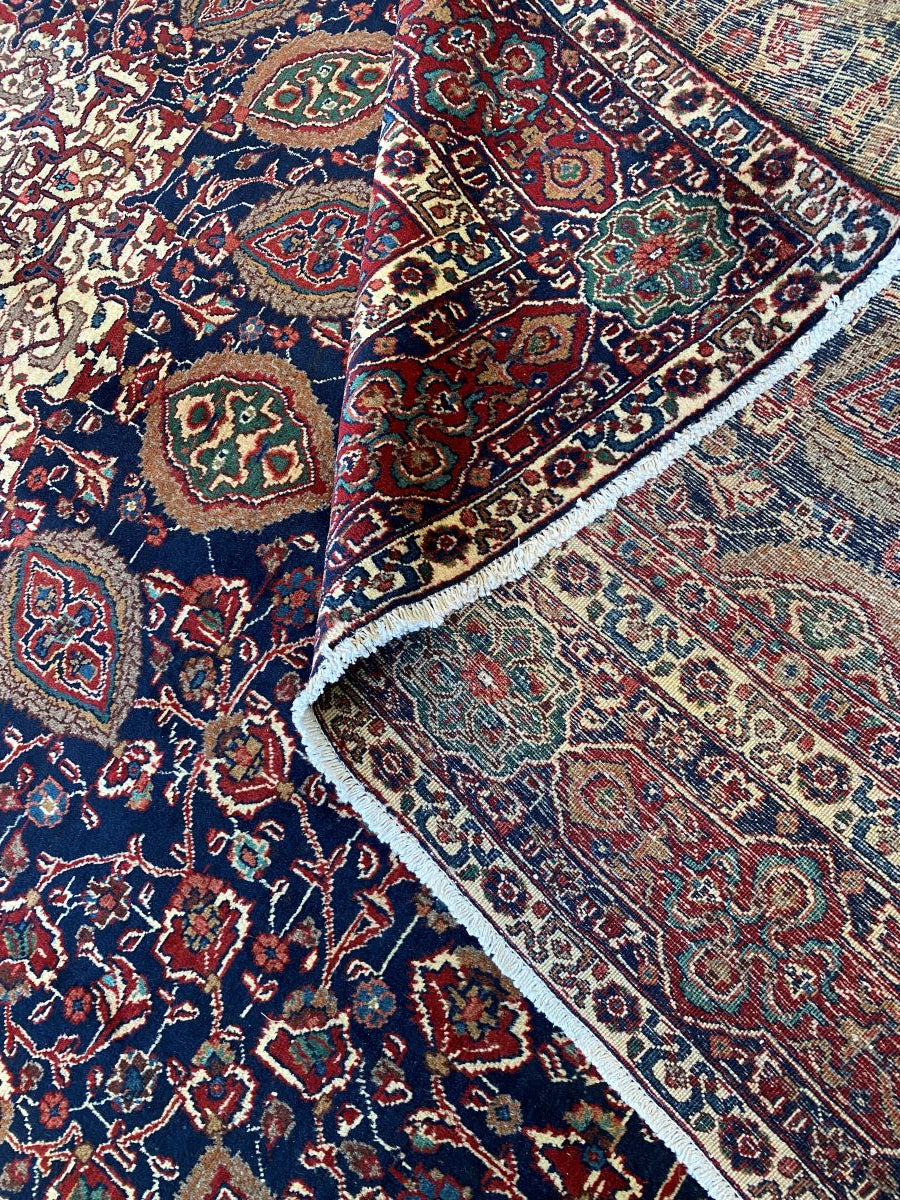 Hand-Knotted Persian Tabriz Sheikh Safi Carpet