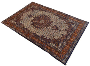 Fine Hand-Knotted Persian Birjand Mood Carpet