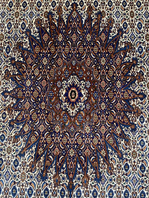 Fine Hand-Knotted Persian Birjand Mood Carpet