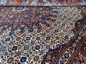 Fine Hand-Knotted Persian Birjand Mood Carpet