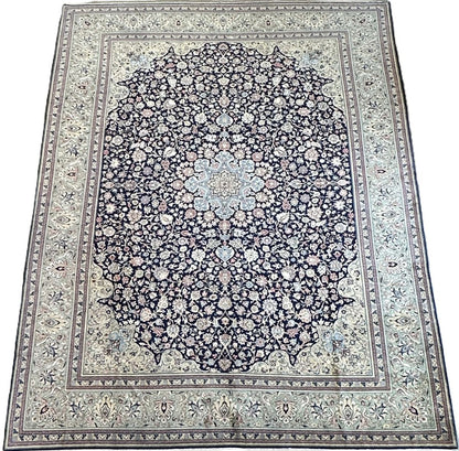 Superfine Hand-Knotted Persian Qum Carpet