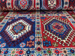 Fine Hand-Knotted Persian Yallameh Hall Runner