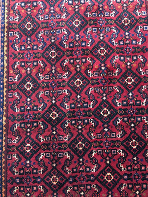 Handmade Persian Hossainabad Hall Runner