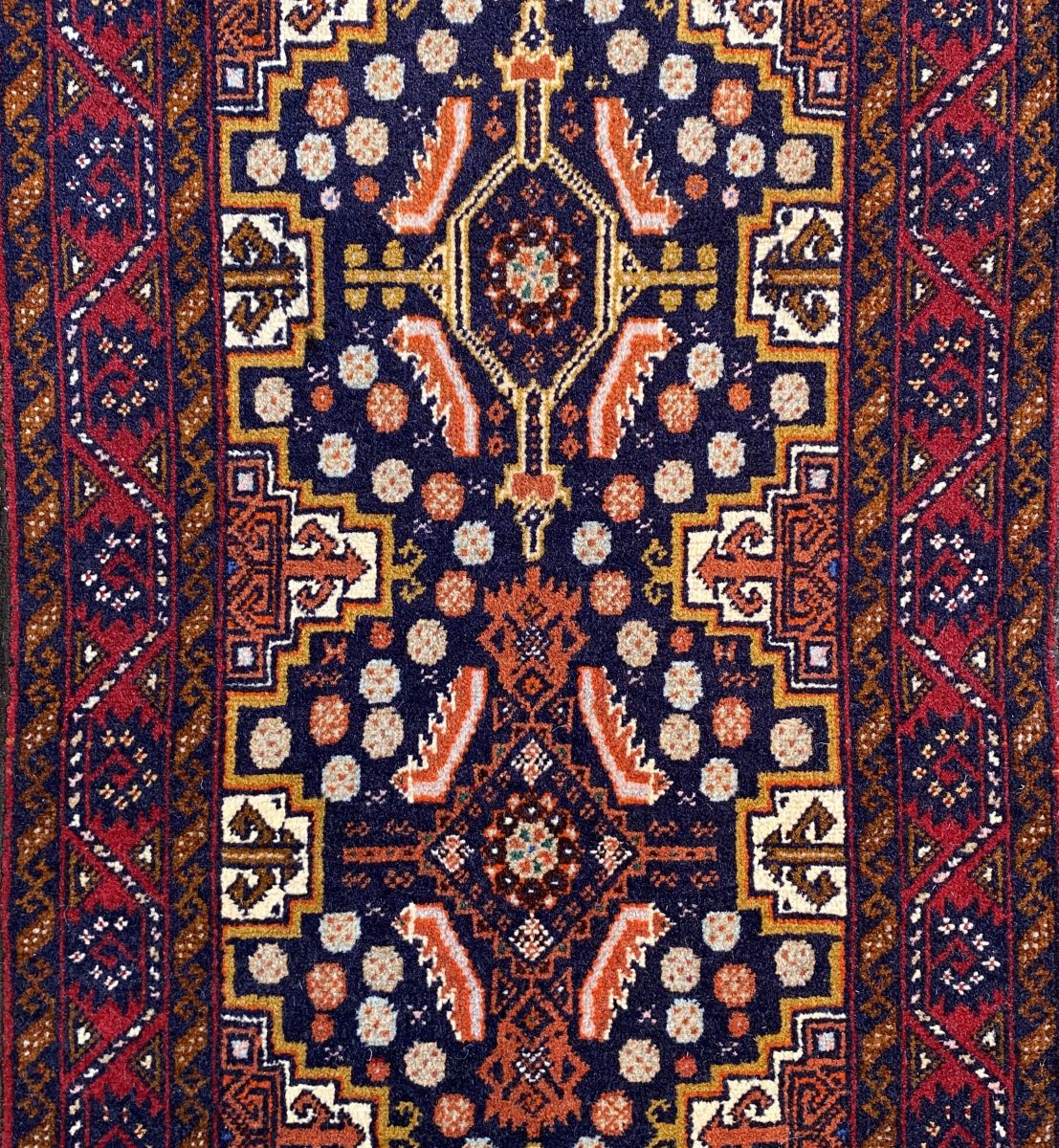 Hand-Knotted Persian Balouch Runner