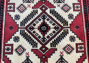Hand-Knotted Tribal Persian Balouch Rug