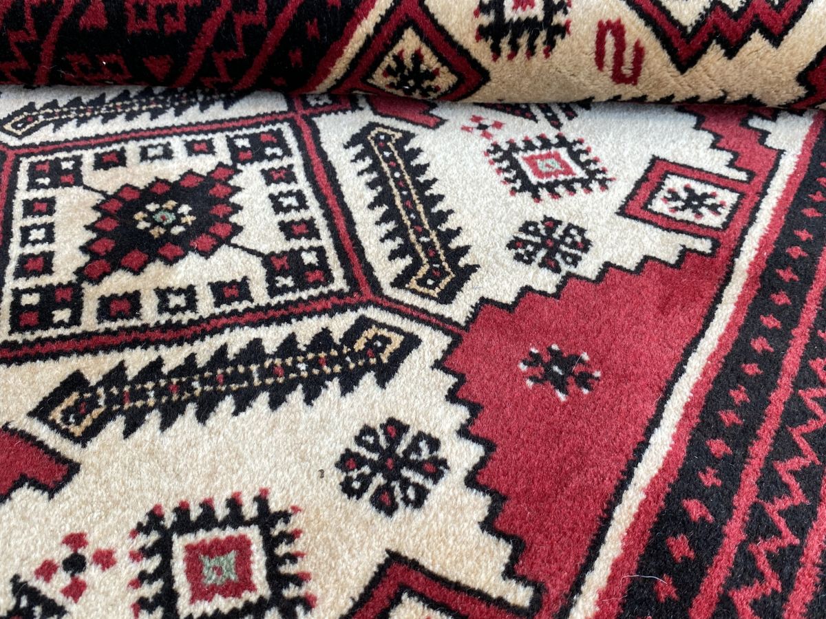 Hand-Knotted Tribal Persian Balouch Rug