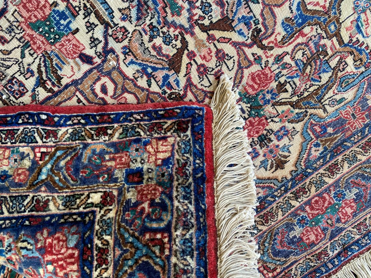 Superfine Hand-Knotted Persian Bidjar Tekkab Rug