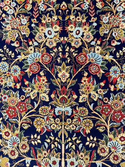 Fine Hand-Knotted Persian Qum Carpet