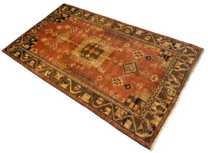 Hand-Knotted Tribal Persian Luri Rug