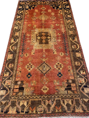 Hand-Knotted Tribal Persian Luri Rug