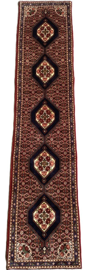 Fine Hand-Knotted Persian Bidjar Hall Runner